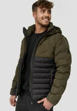 INDICODE JEANS MURILLO - Veste D'hiver - Army -INDICODE JEANS Boutique f55e3803fd8646d784f43a41db14198a