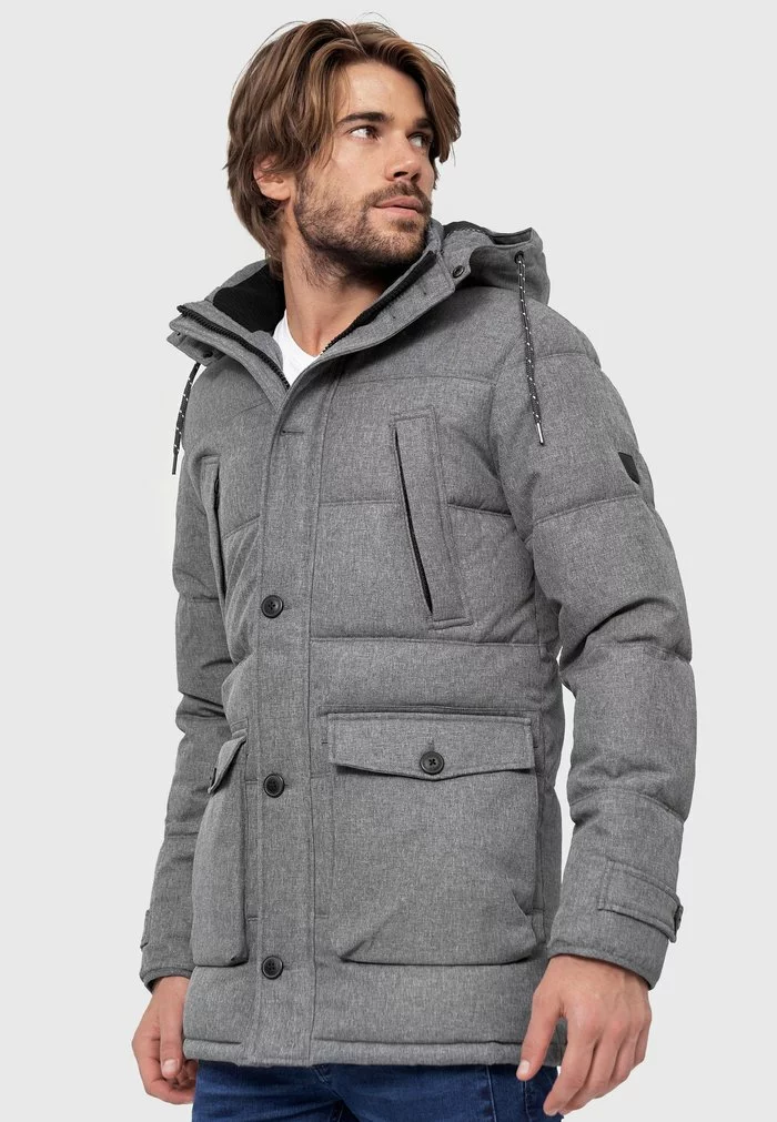 INDICODE JEANS TUSCON - Veste D'hiver - Charcoal Mix 1 INDICODE JEANS TUSCON - Veste D'hiver - Charcoal Mix