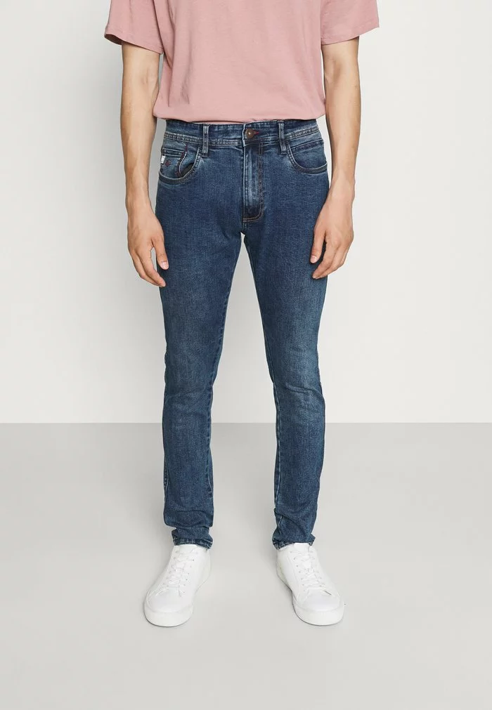 INDICODE JEANS POTTS - Jean Slim - Rub Bleach 1 INDICODE JEANS POTTS - Jean Slim - Rub Bleach