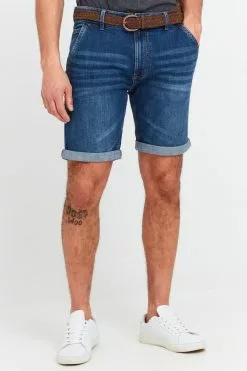 INDICODE JEANS IDQUINCY - Short En Jean - Blue -INDICODE JEANS Boutique f6ee0d7825604847a5f00335a53ba477