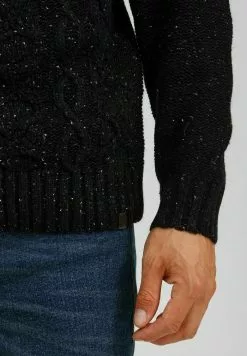 INDICODE JEANS IDBENAT - Pullover - Black -INDICODE JEANS Boutique f6f6daa49afd421fb5c0c6c742316418