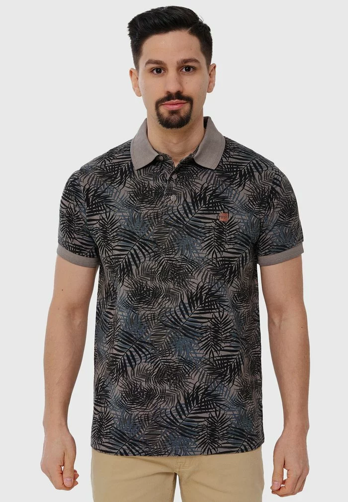 INDICODE JEANS Polo - Pewter 1 INDICODE JEANS Polo - Pewter