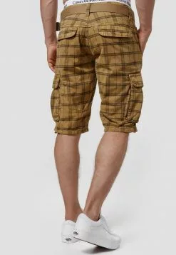 INDICODE JEANS MONROE - Short - Amber Check -INDICODE JEANS Boutique f753eb1581874861a4cc022e24663fe9