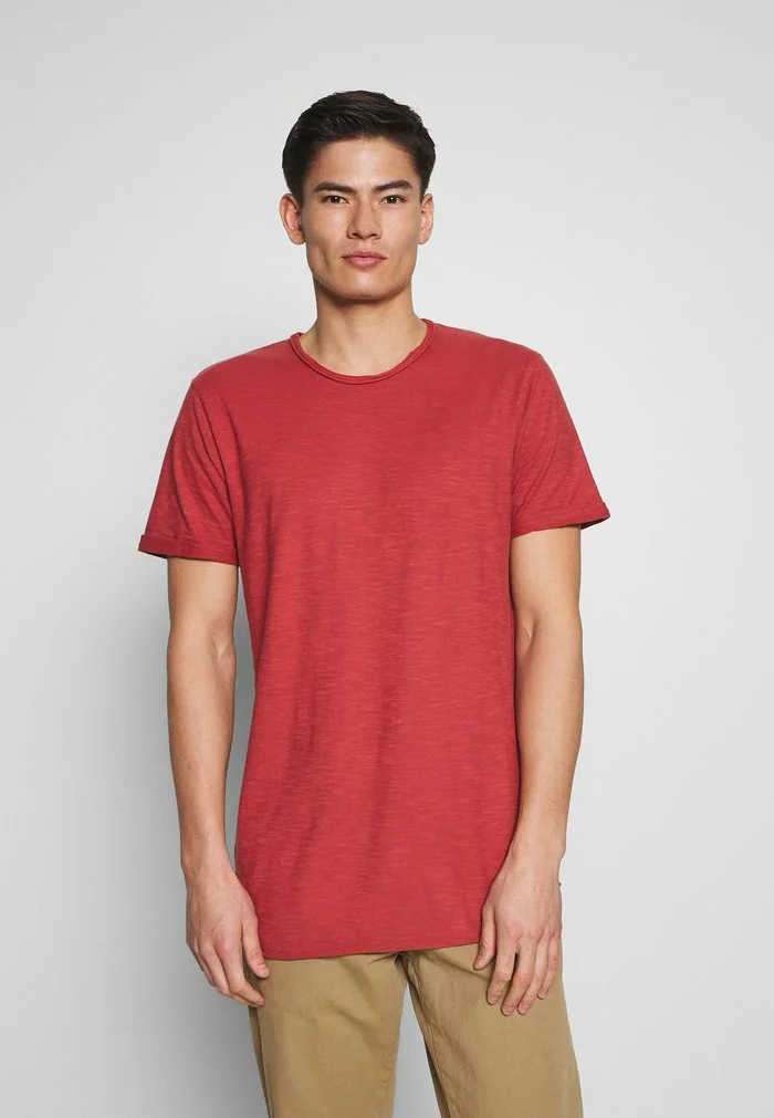 INDICODE JEANS ALAIN - T-shirt Basique - Red Ochre 1 INDICODE JEANS ALAIN - T-shirt Basique - Red Ochre