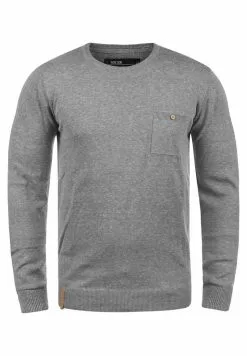 INDICODE JEANS IDDEMARCUS - Pullover - Light Grey -INDICODE JEANS Boutique f79eb0b483744892a8f595bc020cd9bf