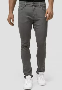 INDICODE JEANS MILOS - Jean Slim - Pewter