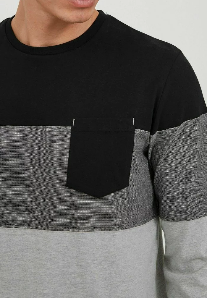 INDICODE JEANS IDAMADEO - T-shirt à Manches Longues - Black 4 INDICODE JEANS IDAMADEO - T-shirt à Manches Longues - Black – Image 4