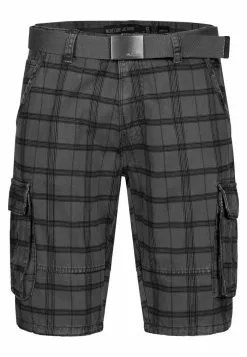 INDICODE JEANS BLIXT - Short - Raven Check -INDICODE JEANS Boutique f959f6a3e35c489d90f4b409ee157604