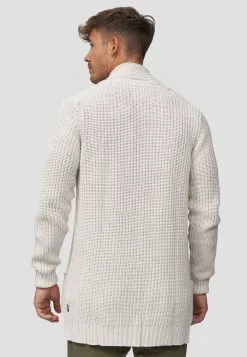 INDICODE JEANS ANAHEIM - Gilet - Ecru Mix -INDICODE JEANS Boutique f9b830e51ce34c9085650727385c6134