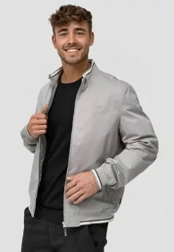 INDICODE JEANS EDI - Blouson Bomber - Lt Grey -INDICODE JEANS Boutique f9fe7fb242da42c895d5a7daa1b86bbd