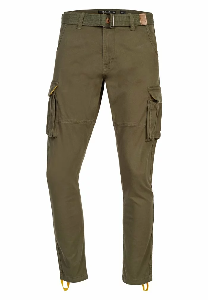 INDICODE JEANS MATHEN - Pantalon Cargo - Army 4 INDICODE JEANS MATHEN - Pantalon Cargo - Army – Image 4