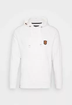 INDICODE JEANS LITCHAM - Sweat à Capuche - Offwhite