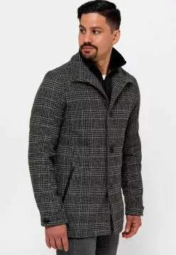 INDICODE JEANS MÄNTEL BRITTANY - Veste Mi-saison - Raven -INDICODE JEANS Boutique fb47954bf83a4096a8c53a666515ef53