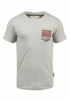INDICODE JEANS IDPAXTON - T-shirt Imprimé - Light Grey -INDICODE JEANS Boutique fb92d3cb7c2148de91277d7c000efd71