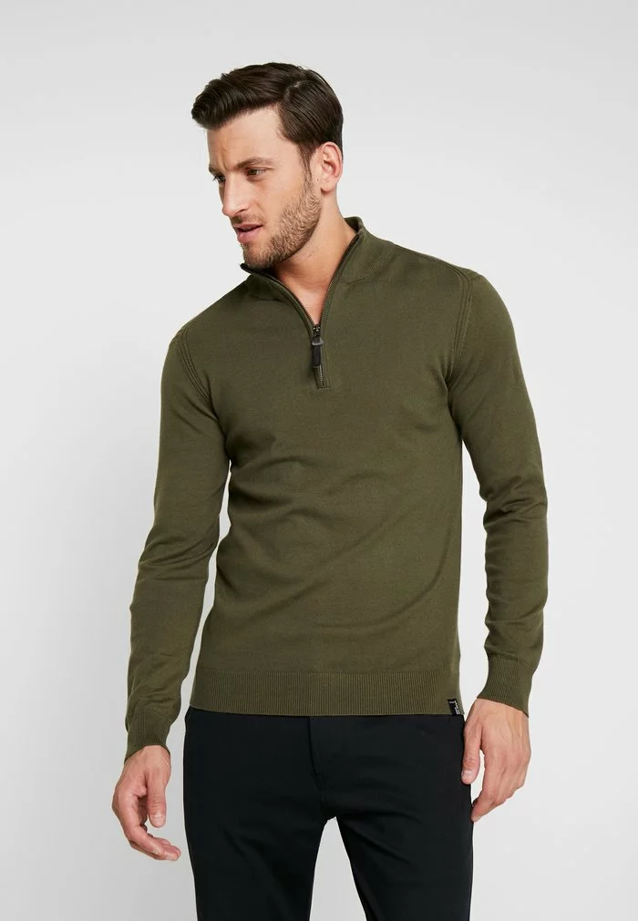 INDICODE JEANS ANCONA - Pullover - Army 1 INDICODE JEANS ANCONA - Pullover - Army