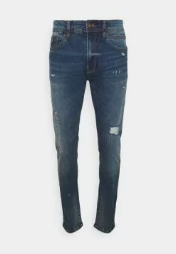INDICODE JEANS MORALES - Jean Slim - Rub Bleach -INDICODE JEANS Boutique fbbc24577c0f4e389cb2abd0658c66cd