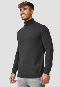 INDICODE JEANS GATES - Pullover - Charcoal Mix -INDICODE JEANS Boutique fc69575e3d8c470081c22b228e07855c