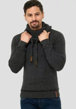 INDICODE JEANS KESHAWN - Pullover - Anthrazit -INDICODE JEANS Boutique fdc0b0ef460d4b1eab1d286ab4461e52