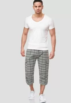 INDICODE JEANS MIT GÜRTEL NICOLAS - Short - Light Grey -INDICODE JEANS Boutique fe2dce51ddb9497cb7124c3d2873040c