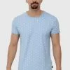 INDICODE JEANS T-shirt Imprimé - Blue Wave