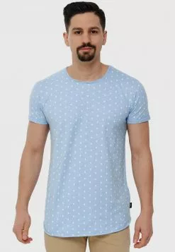 INDICODE JEANS T-shirt Imprimé - Blue Wave