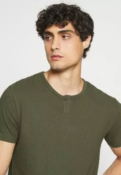 INDICODE JEANS COHEN - T-shirt Basique - Army -INDICODE JEANS Boutique ff9a3550c37c4dfbbc6b28df1a6949ae