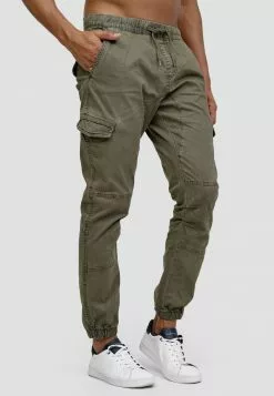 INDICODE JEANS Pantalon Cargo - Army -INDICODE JEANS Boutique ffff571ad60641d58897afd8161b1eae